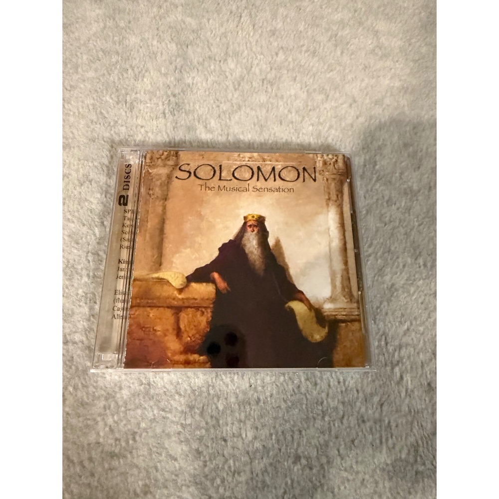 Solomon The Musical Sensation 2-CD Set Jay Leon David Tolley US Records Cast